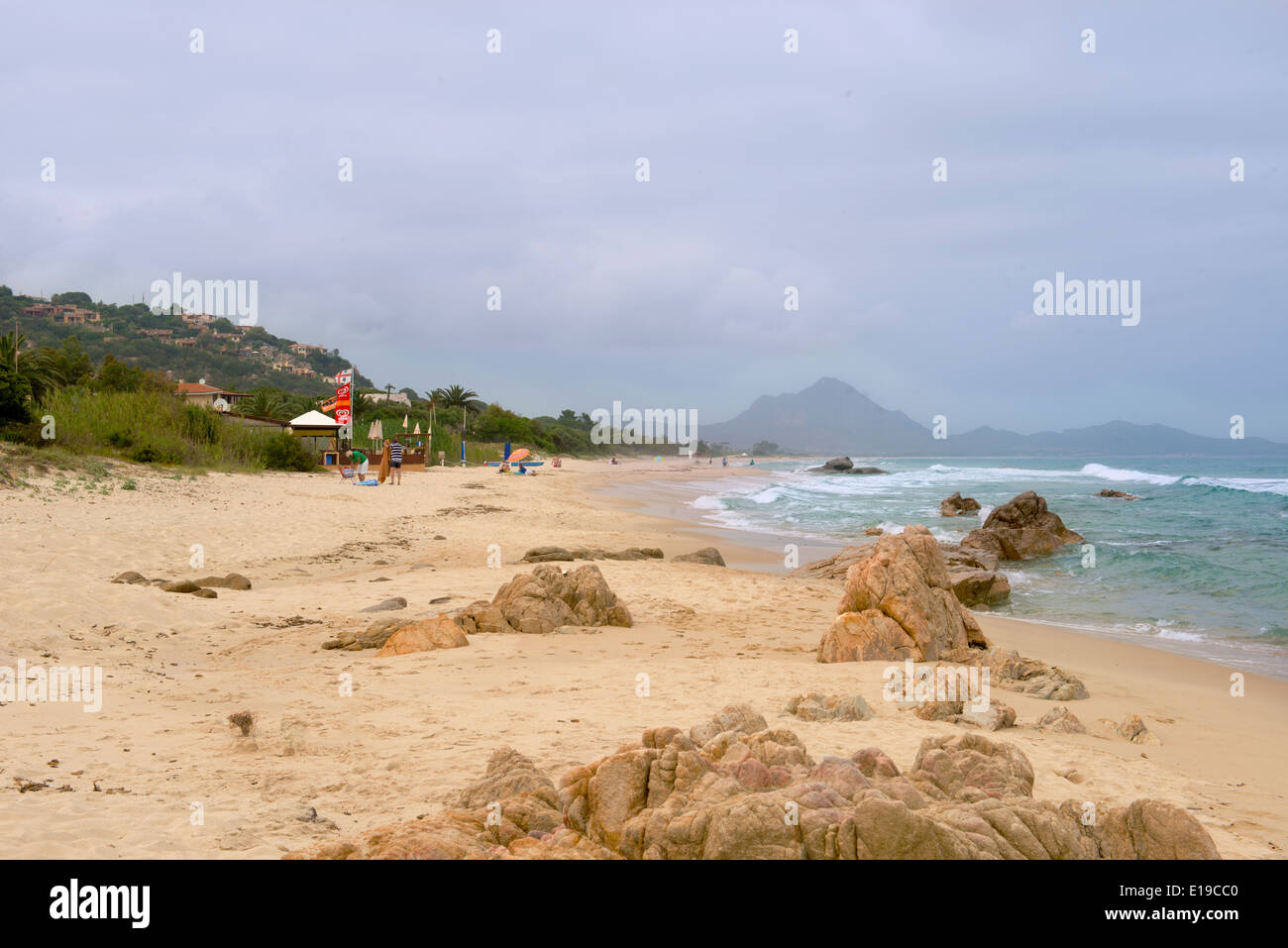 Costa Rei Strand, Sardinien, Italien Stockfoto