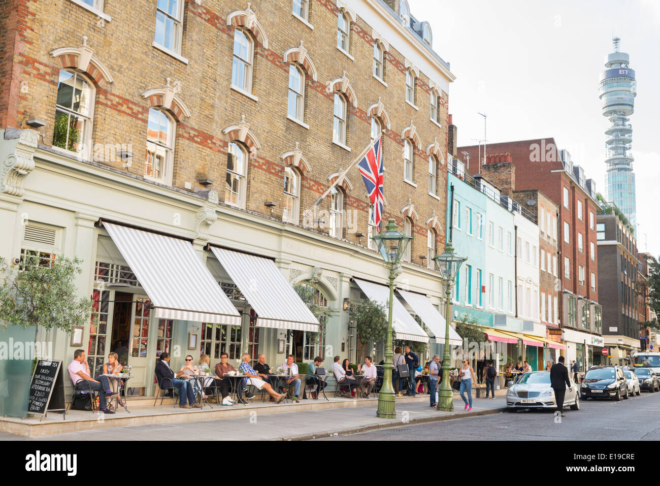 Charlotte Street Hotel, Fitzrovia, London, England, UK Stockfoto