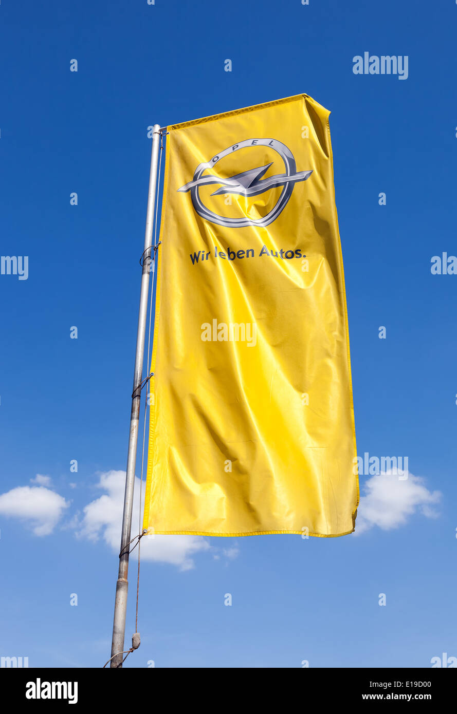 Drapeau / Bannière Opel Monza - Polyester Multicolore - Neuf