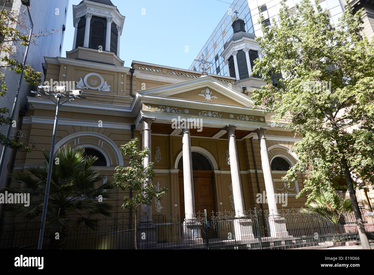 Iglesia de Las Agustinas Augustiner Kirche Santiago Chile Stockfotografie Alamy