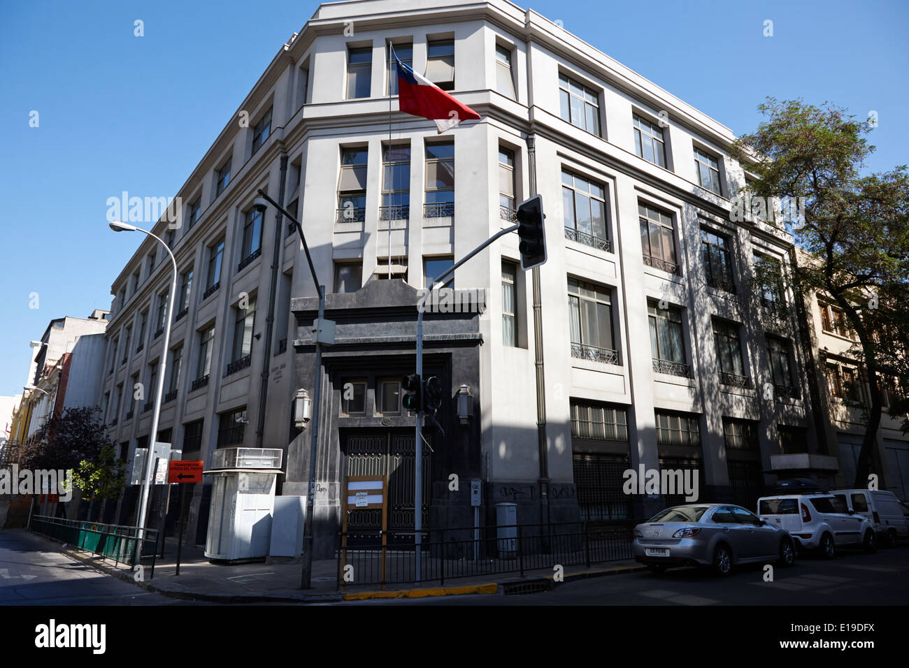 10. Strafgerichtshof Decimo Tercer Juzgado del Crimen Santiago Chile Stockfoto