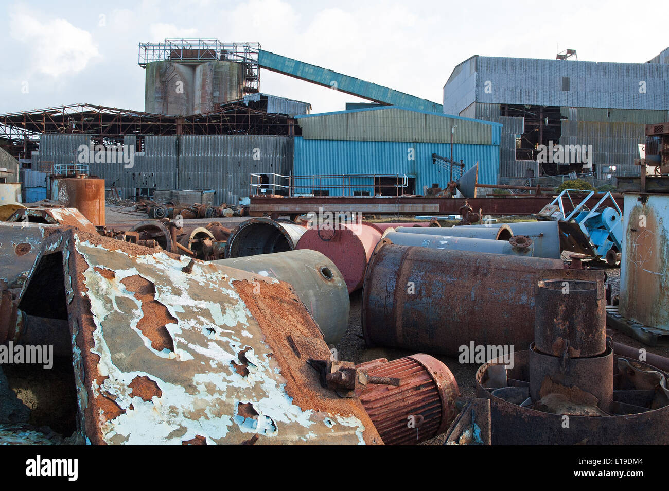 das alte Schloss South Crofty Tin Mine im Pool in der Nähe von Redruth, Cornwall, UK Stockfoto