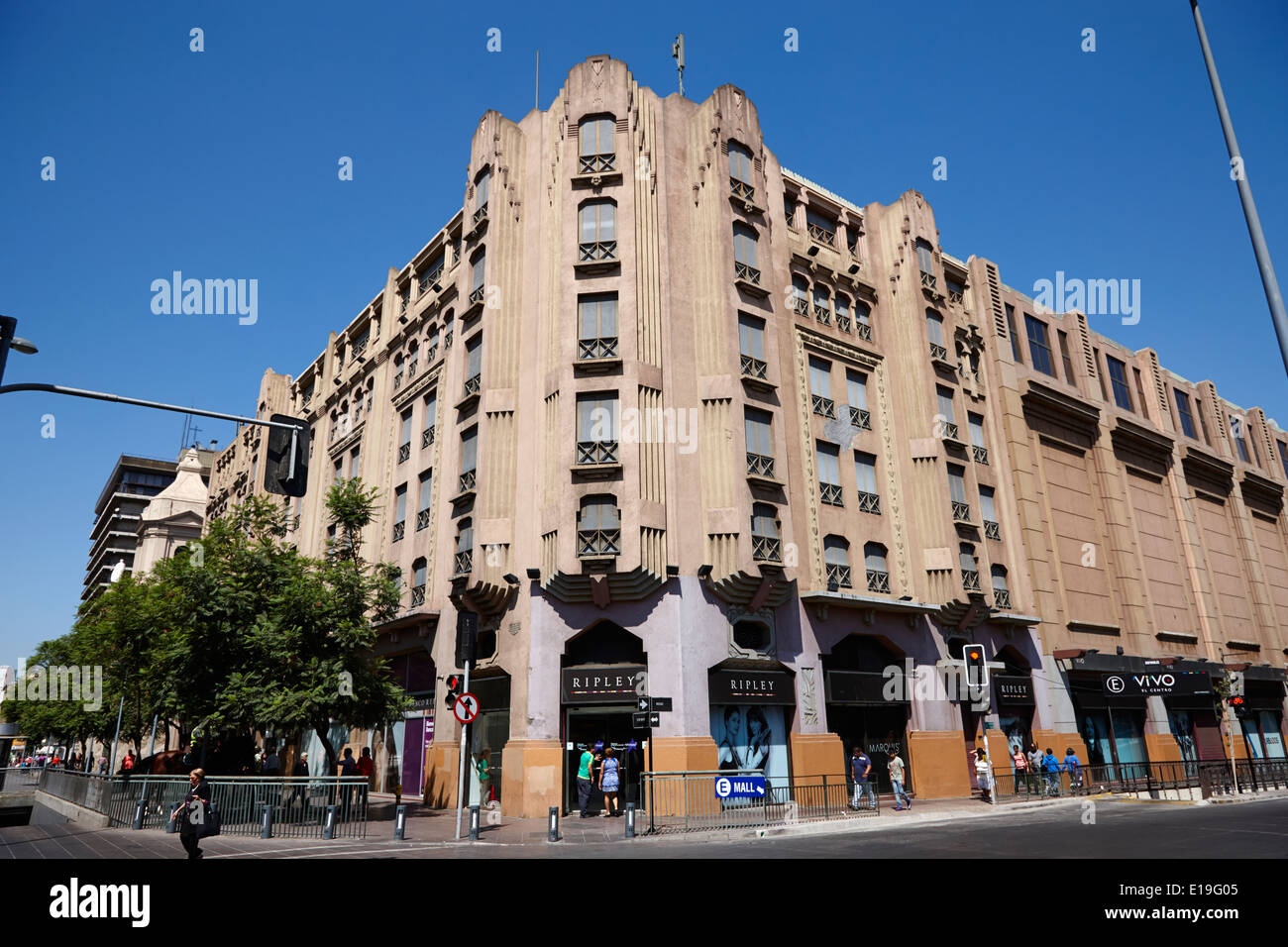 Ripley Kaufhaus in Vivo El Centro Einkaufszentrum Innenstadt von Santiago Chile Stockfoto