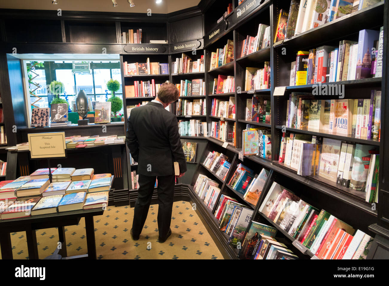 Hatchards, die älteste Buchhandlung im Vereinigten Königreich, London, England Stockfoto