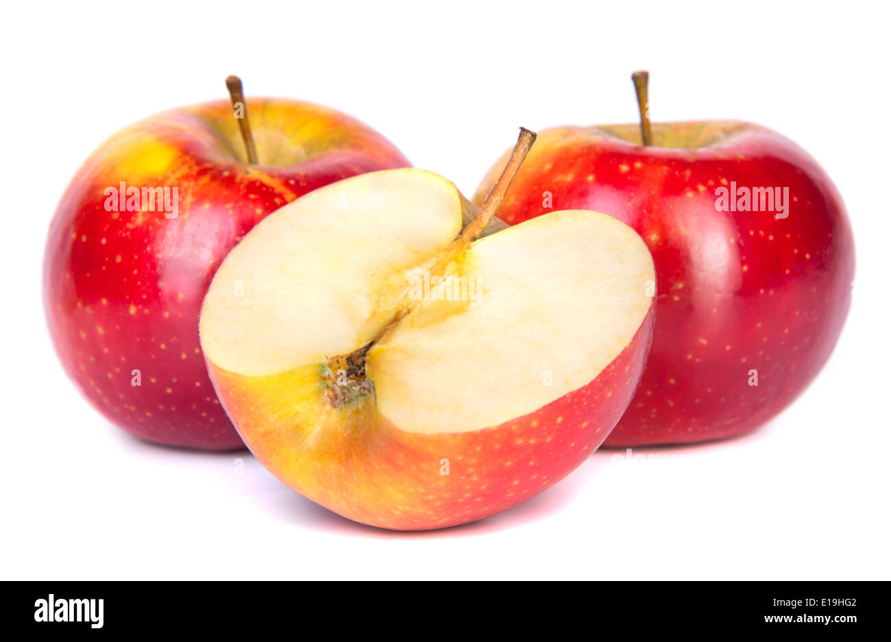 rote Äpfel Stockfoto