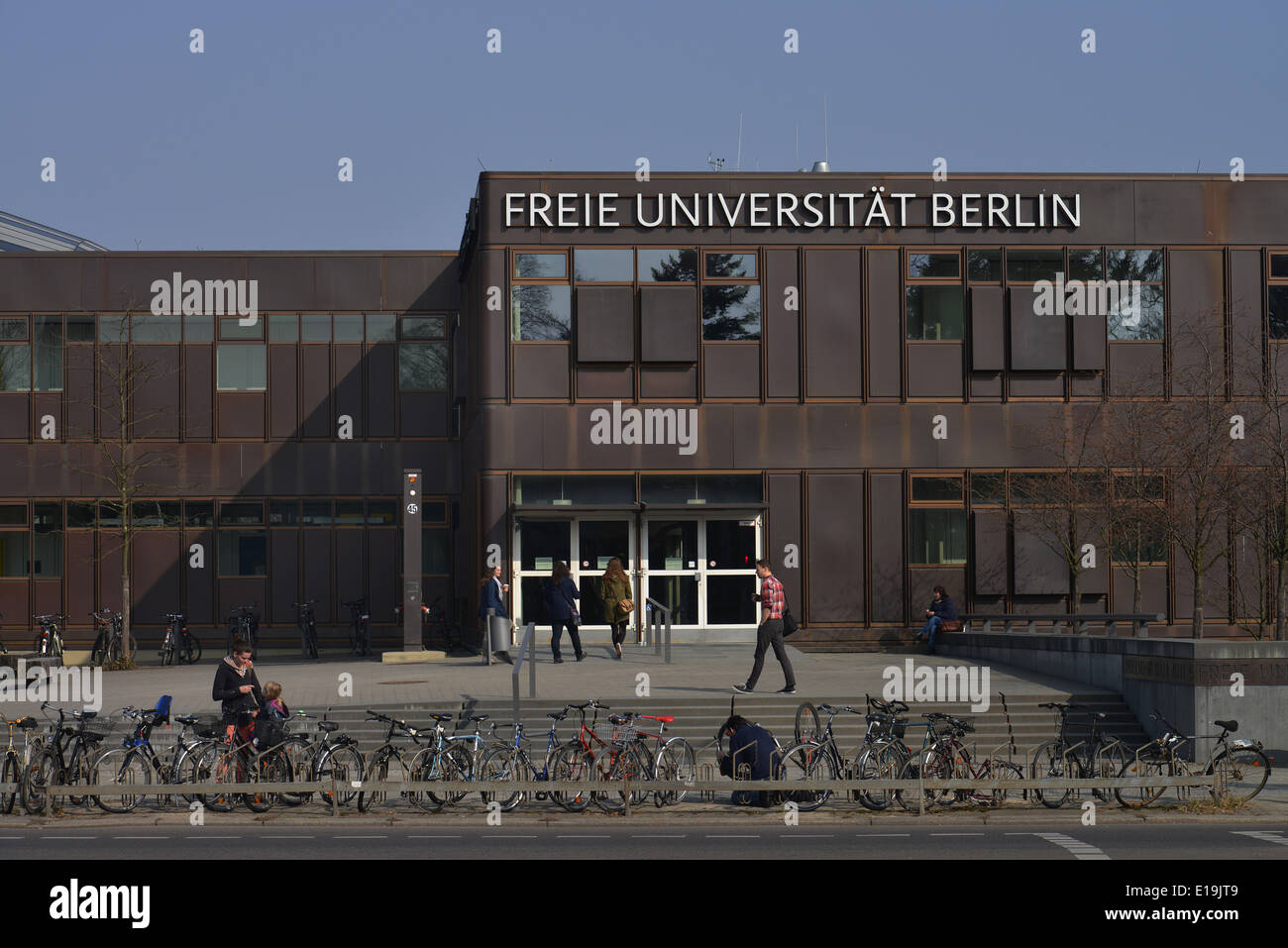 Rostlaube, Philologie, Freie Universität, Habelschwerdter Allee, Dahlem, Berlin, Deutschland / Universität Stockfoto