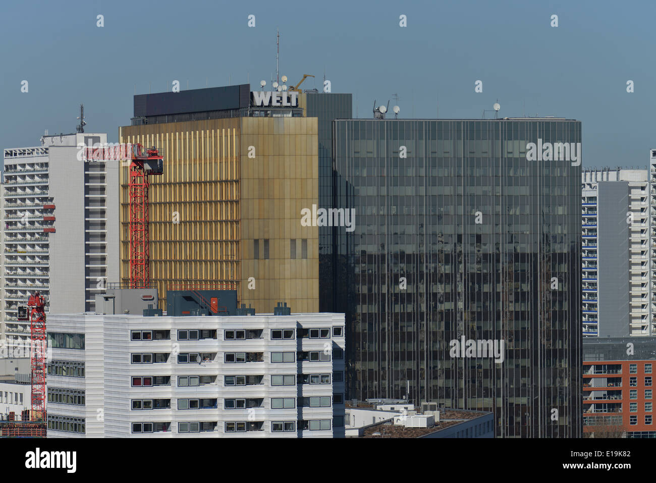 Axel-Springer-Verlag, Axel-Springer-Straße, Kreuzberg, Berlin, Deutschland Stockfoto