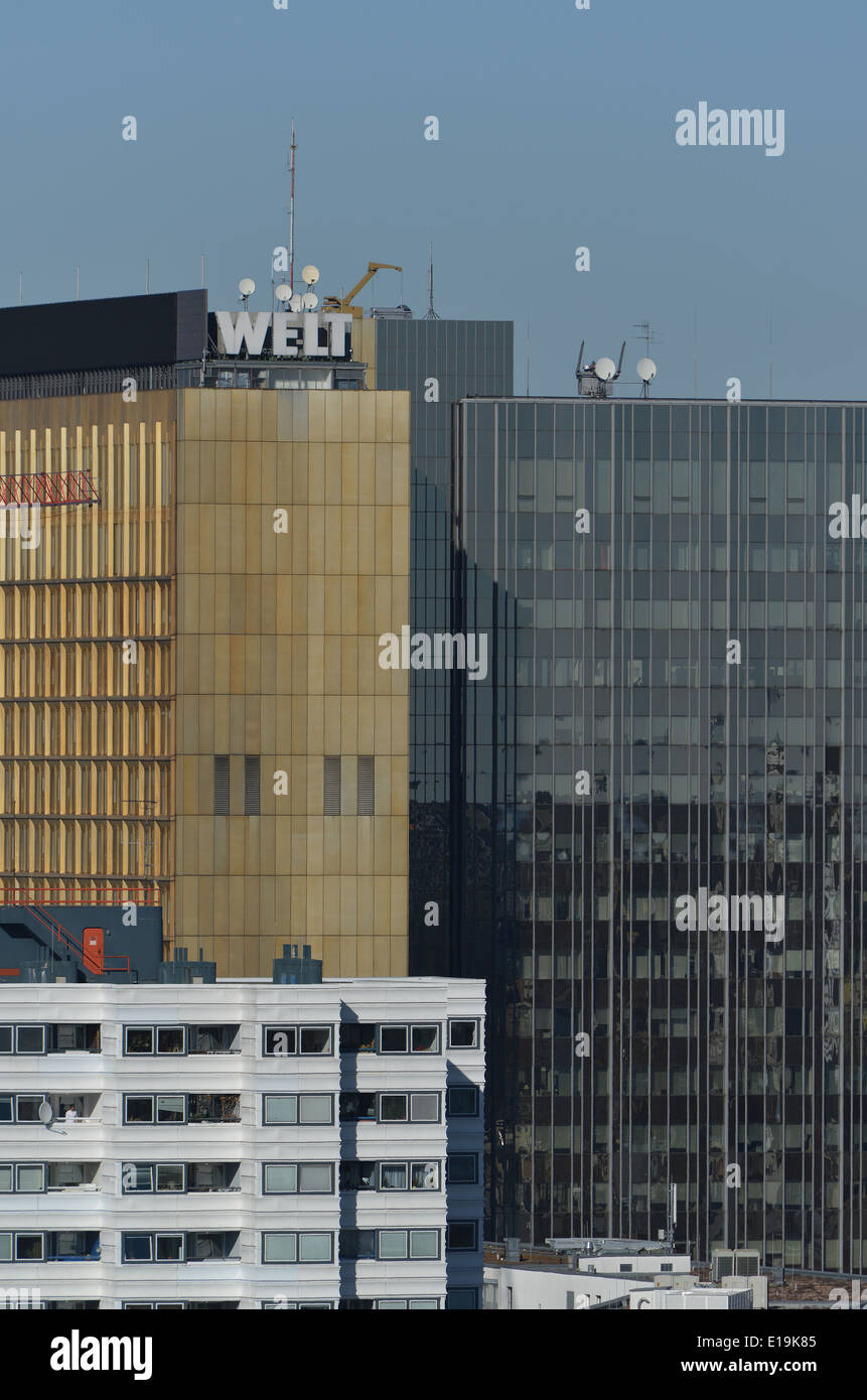 Axel-Springer-Verlag, Axel-Springer-Straße, Kreuzberg, Berlin, Deutschland Stockfoto