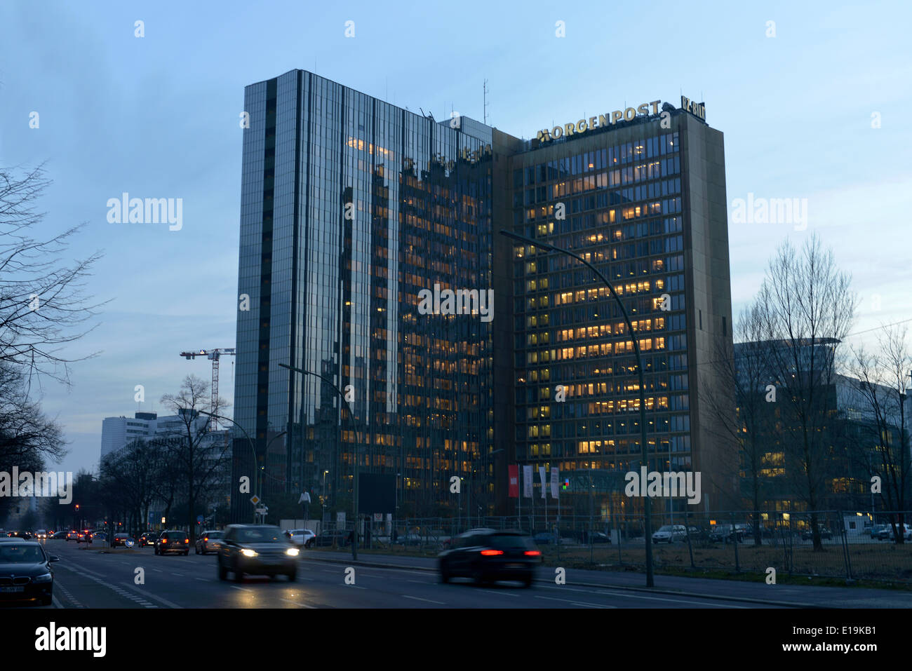 Axel-Springer-Verlag, Axel-Springer-Straße, Kreuzberg, Berlin, Deutschland Stockfoto