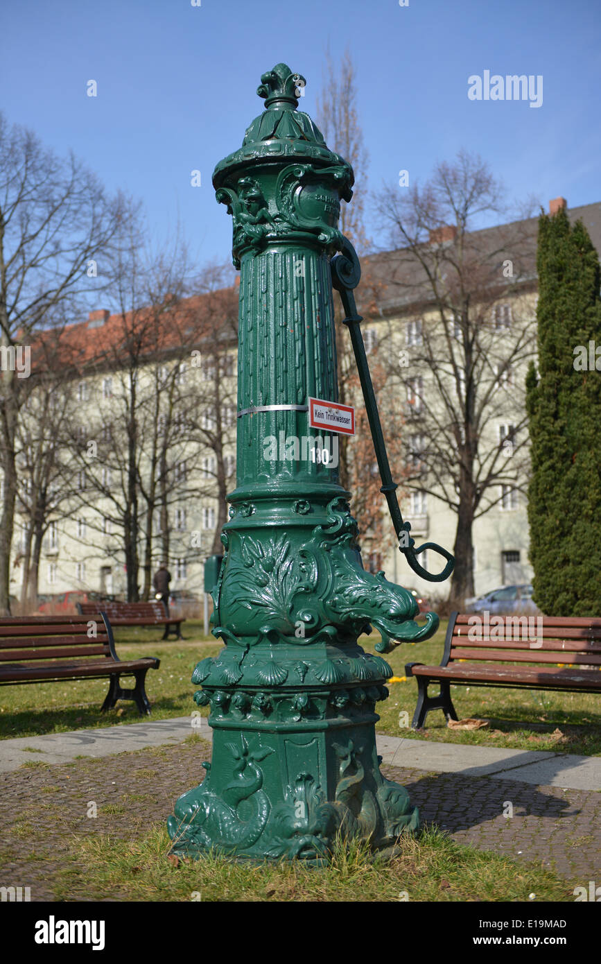 Wasserpumpe, Grazer Platz, Schöneberg, Berlin, Deutschland / Schöneberg Stockfoto