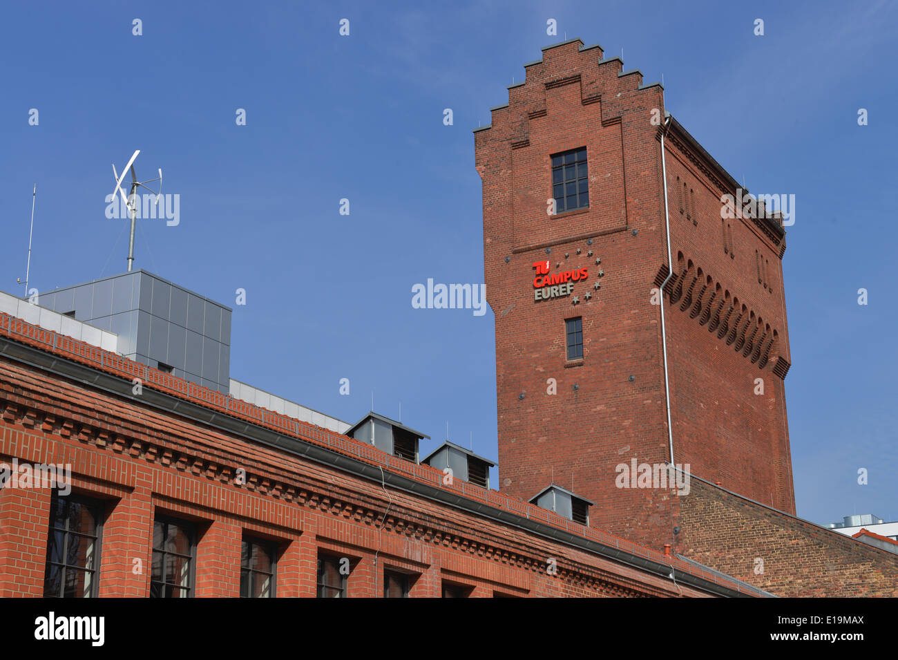 TU-Campus EUREF, Torgauer Straße, Schöneberg, Berlin, Deutschland / Schöneberg Stockfoto