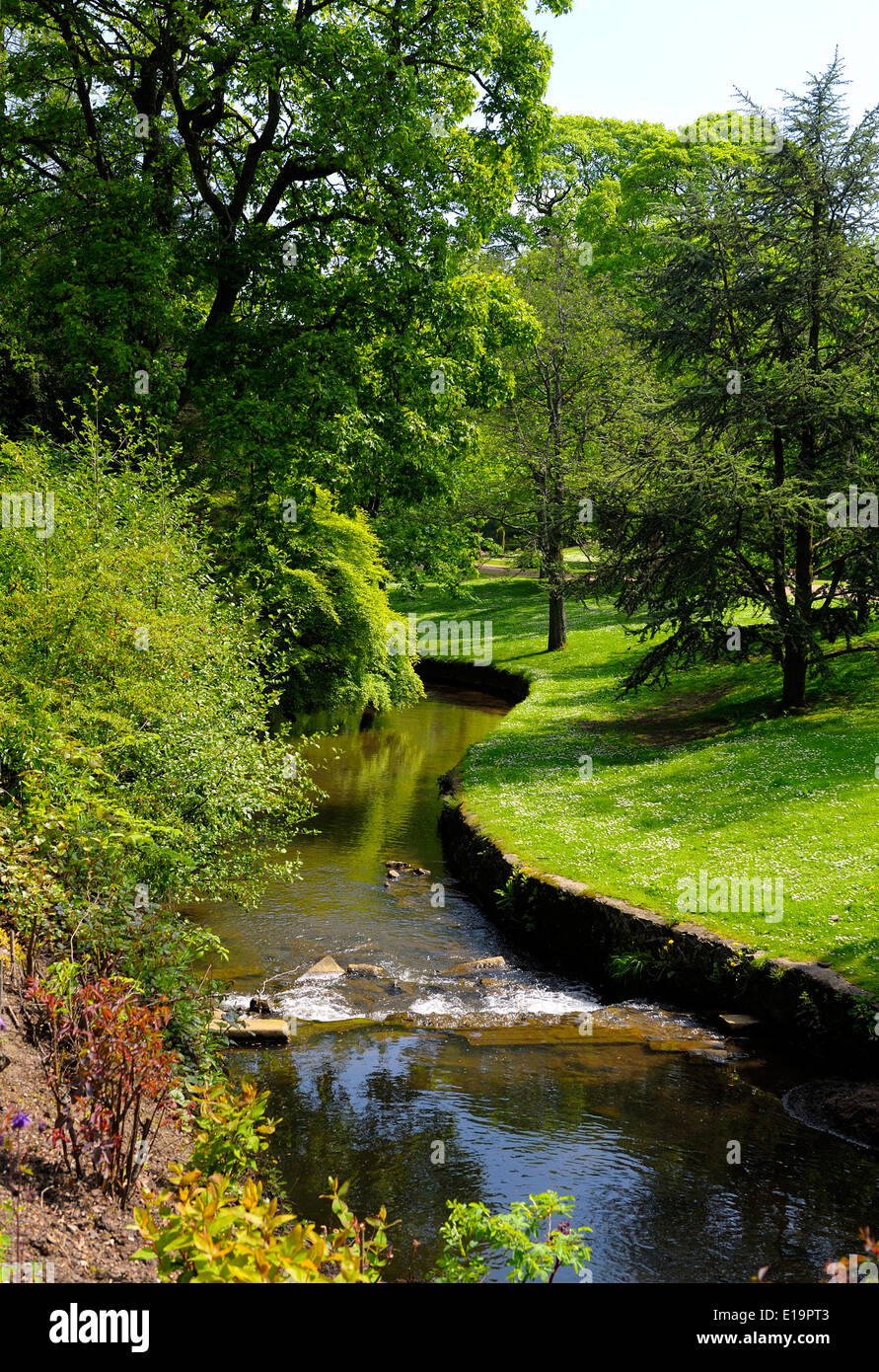 Buxton Pavilion Gärten Derbyshire England UK Stockfoto