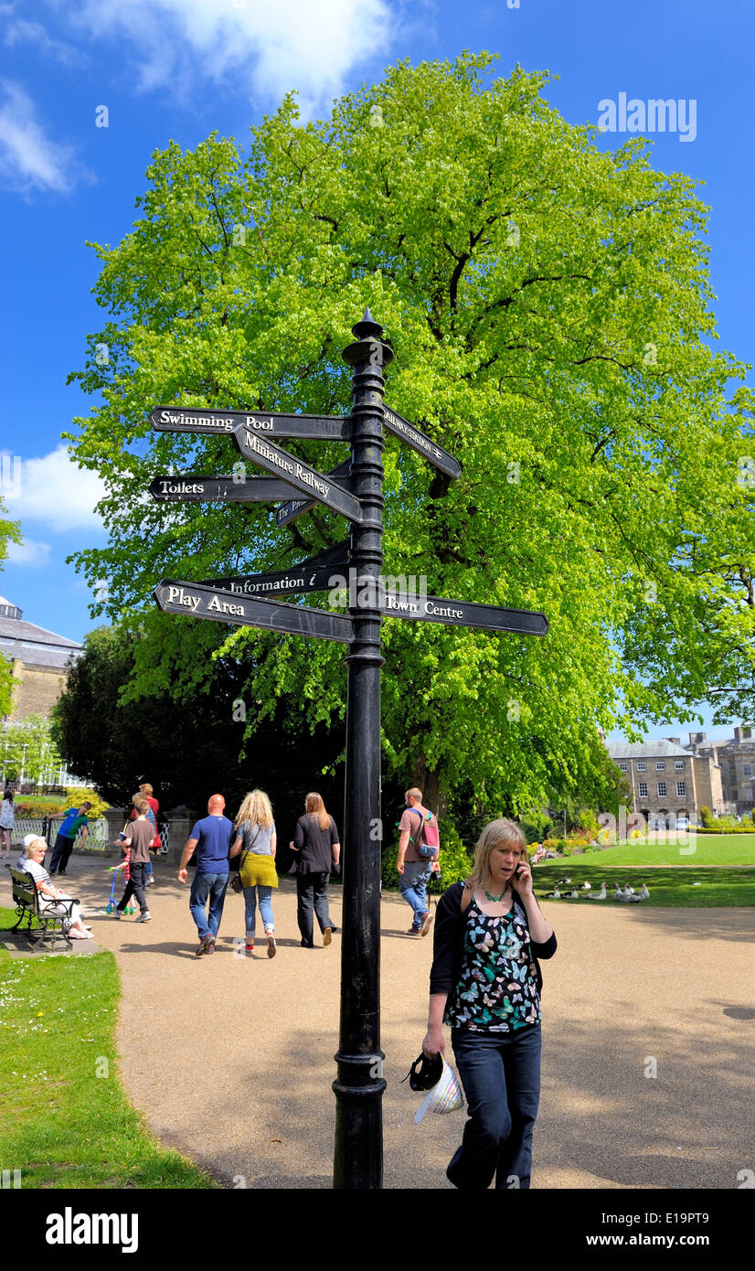 Buxton Pavilion Gärten Derbyshire England UK Stockfoto