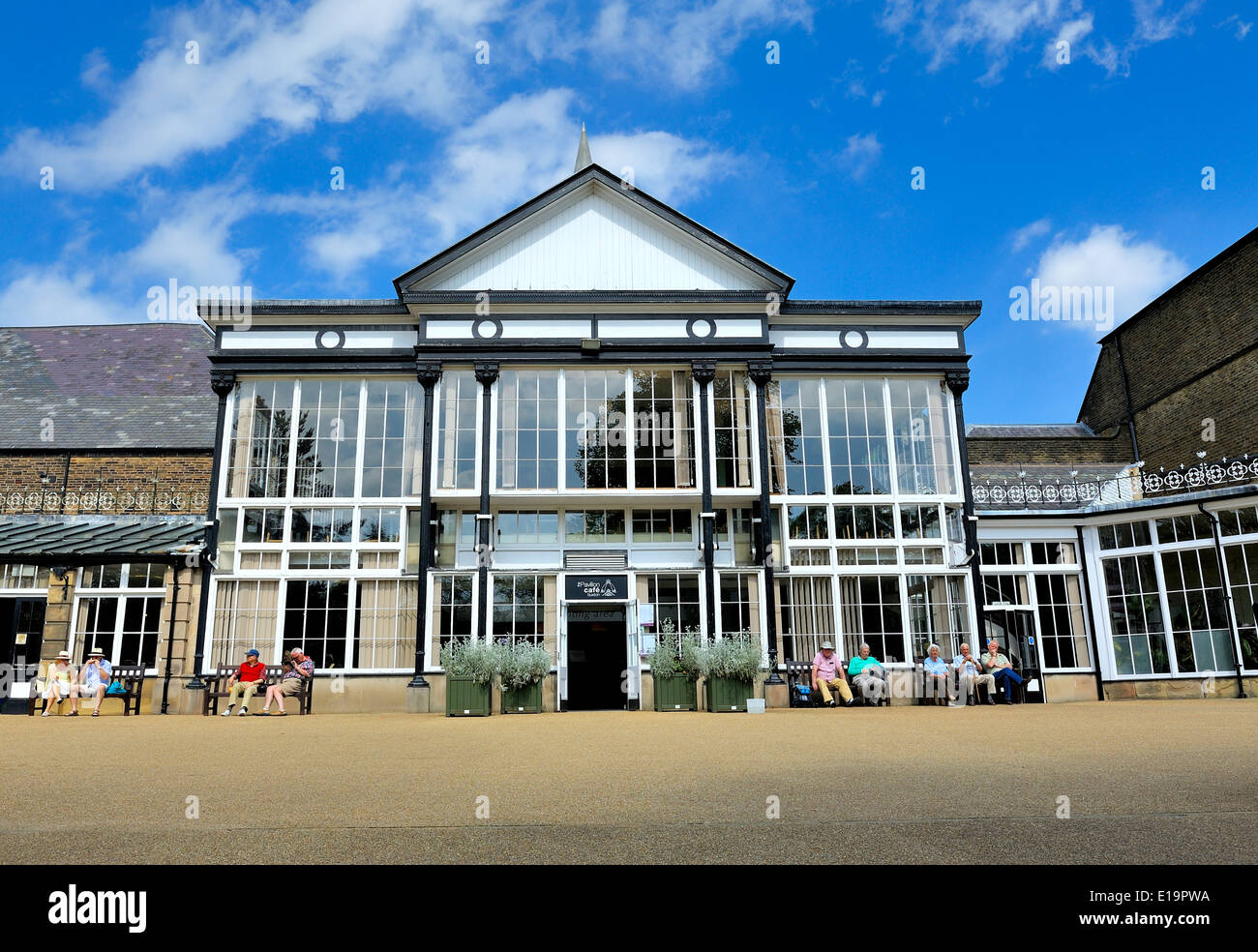 Buxton Pavilion Gardens Cafe Derbyshire England UK Stockfoto