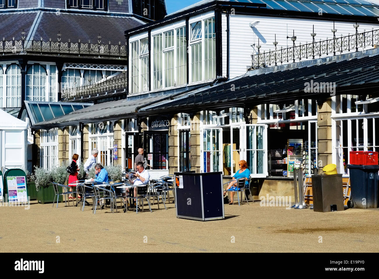 Buxton Pavilion Gardens Derbyshire England UK Stockfoto