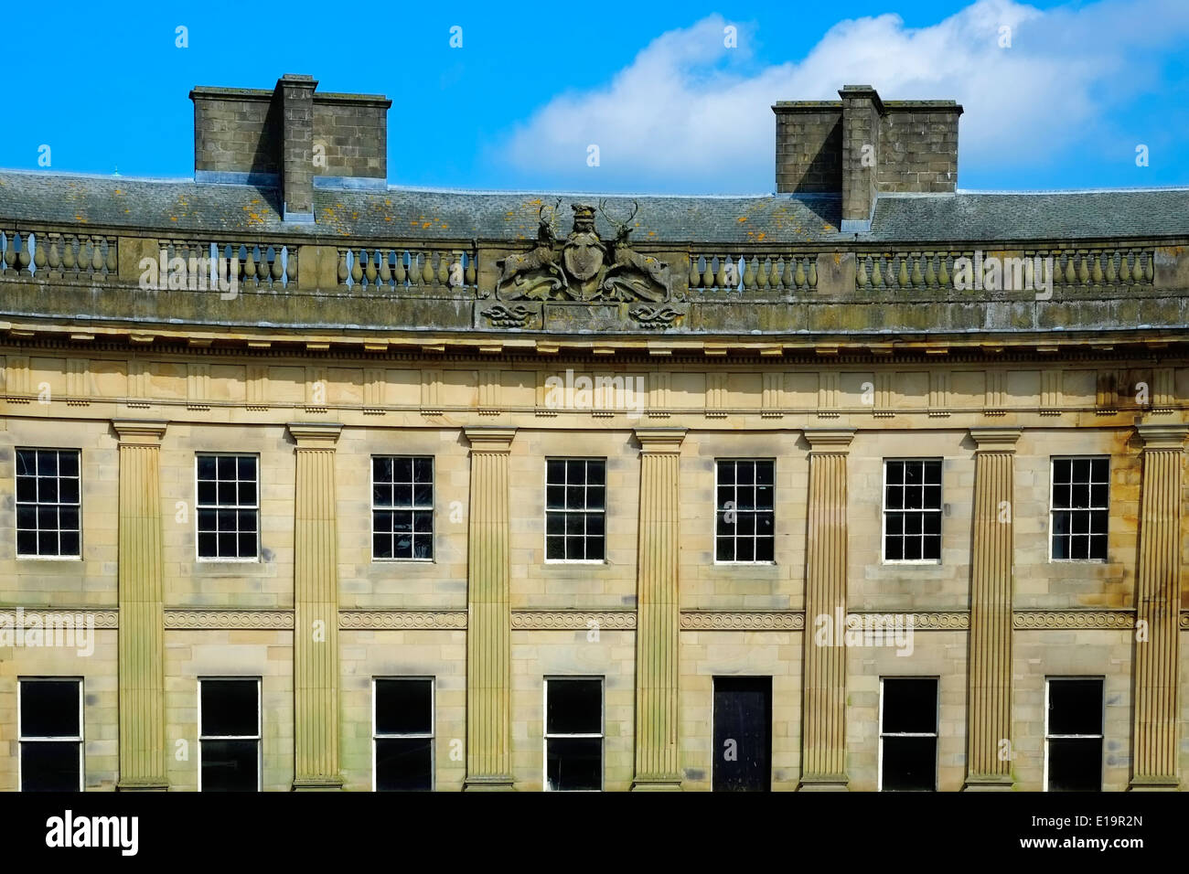Der Halbmond Buxton Derbyshire England UK Stockfoto