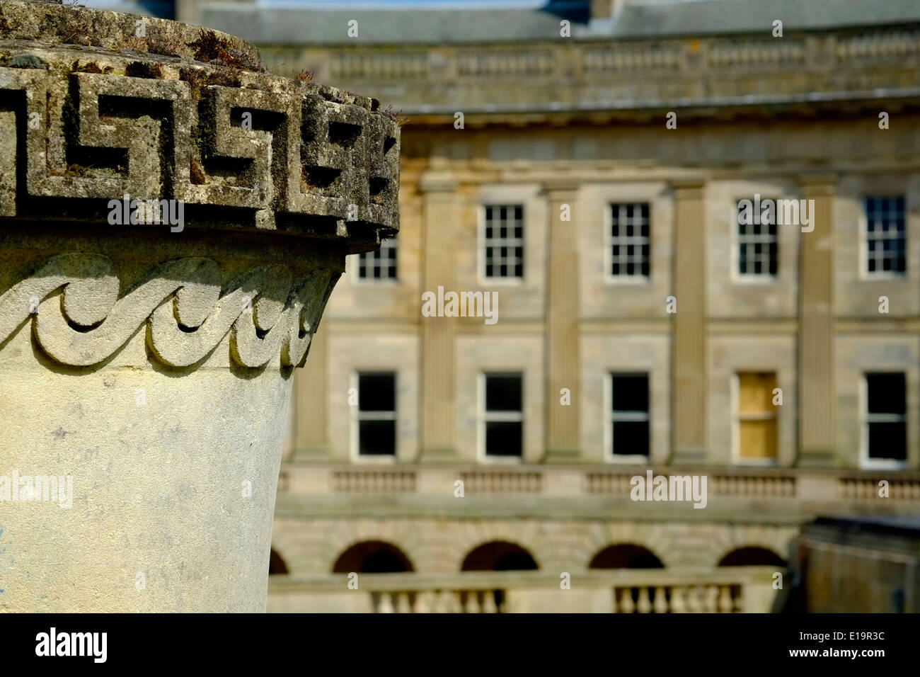 Der Halbmond Buxton Derbyshire England UK Stockfoto