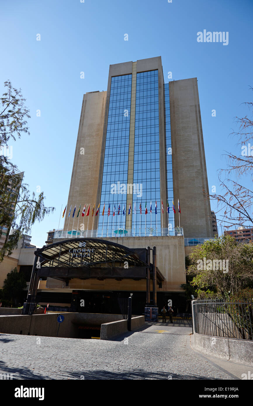 Crowne Plaza Hotel Santiago Chile Stockfoto