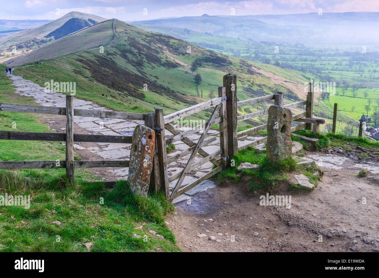 Mam Tor im Peak District, Derbyshire Stockfoto