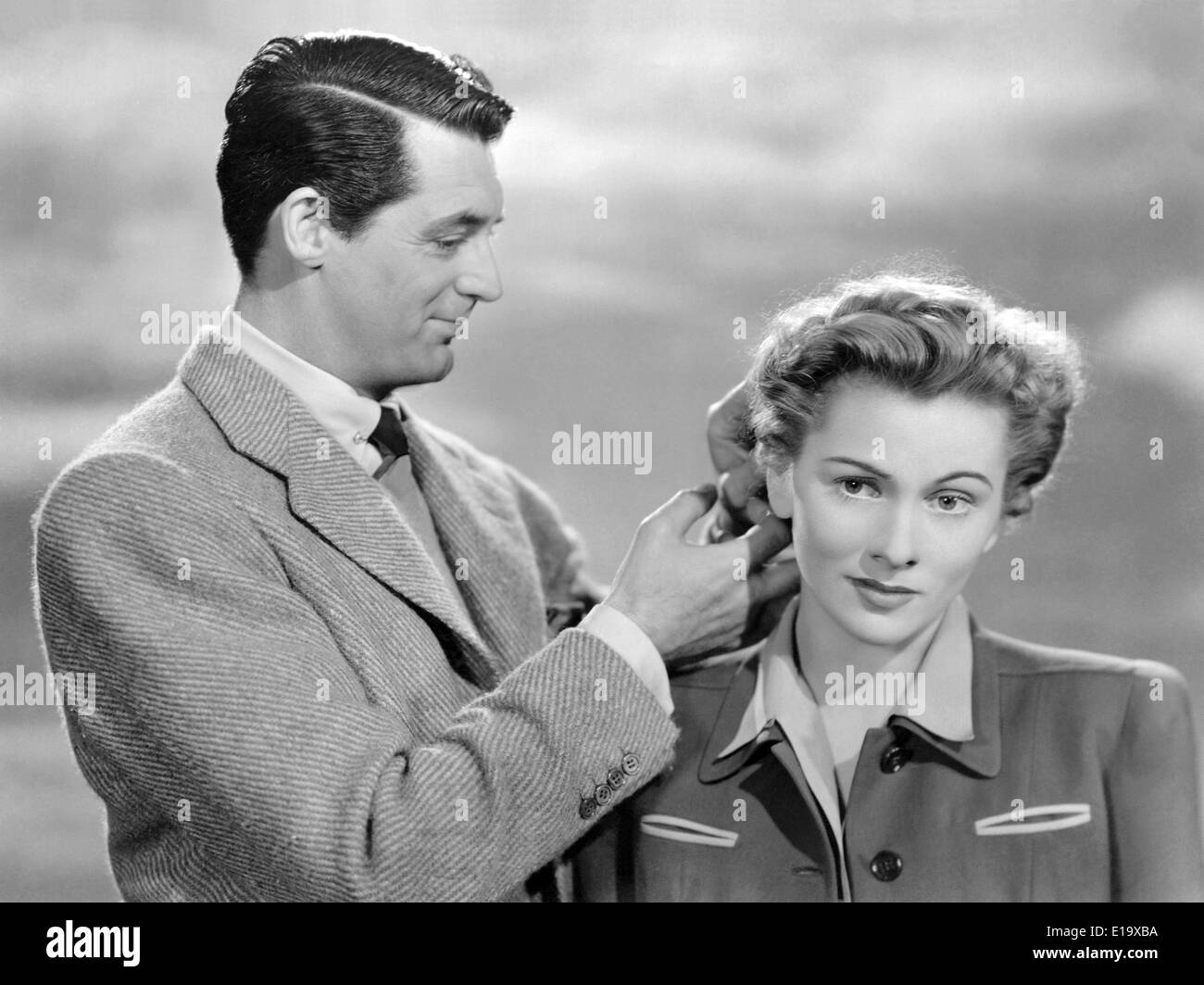 Verdacht - Cary Grant: Joan Fontaine - Regie: Alfred Hitchcock - 1941 - RKO Radio Pictures Stockfoto