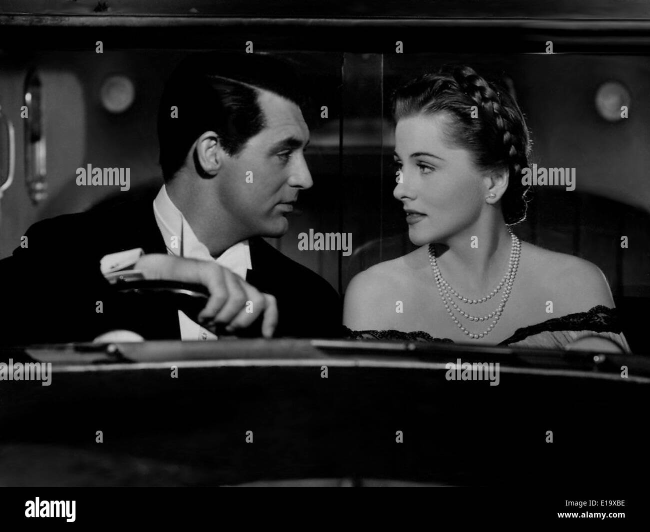 Verdacht - Cary Grant: Joan Fontaine - Regie: Alfred Hitchcock - 1941 - RKO Radio Pictures Stockfoto