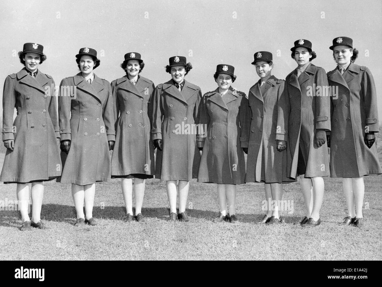 US-Armee WW2. US-Frauen-Offiziere Stockfoto