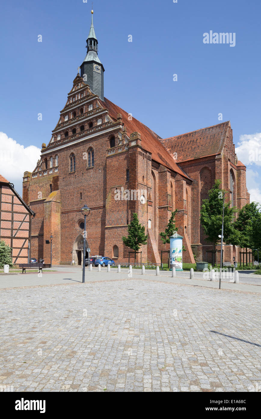 Wunderblutkirche, Bad Wilsnack Prignitz, Brandenburg, Deutschland Stockfoto
