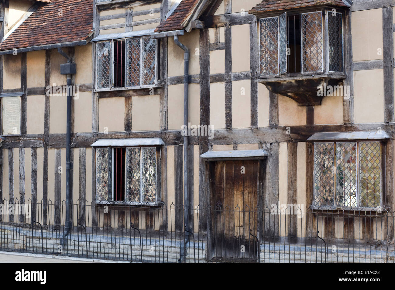 Geburtsort von William Shakespeare Stratford-upon-Avon, England Stockfoto