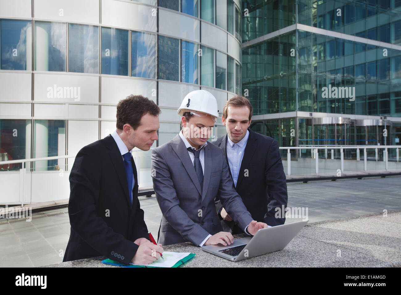 Bauprojekt Arbeit Stockfoto