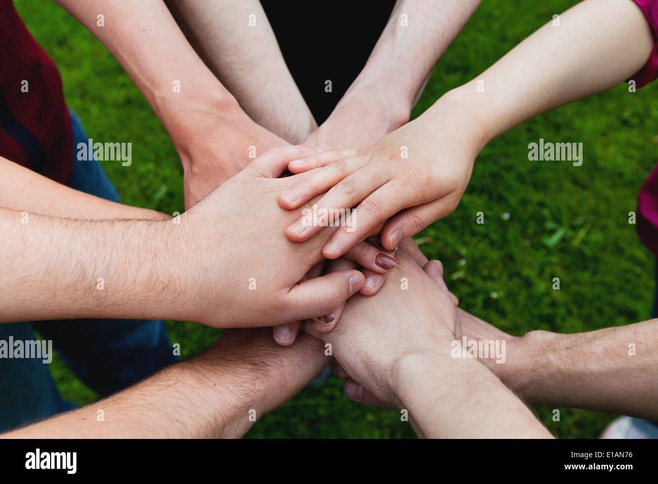 Teamarbeit Stockfoto