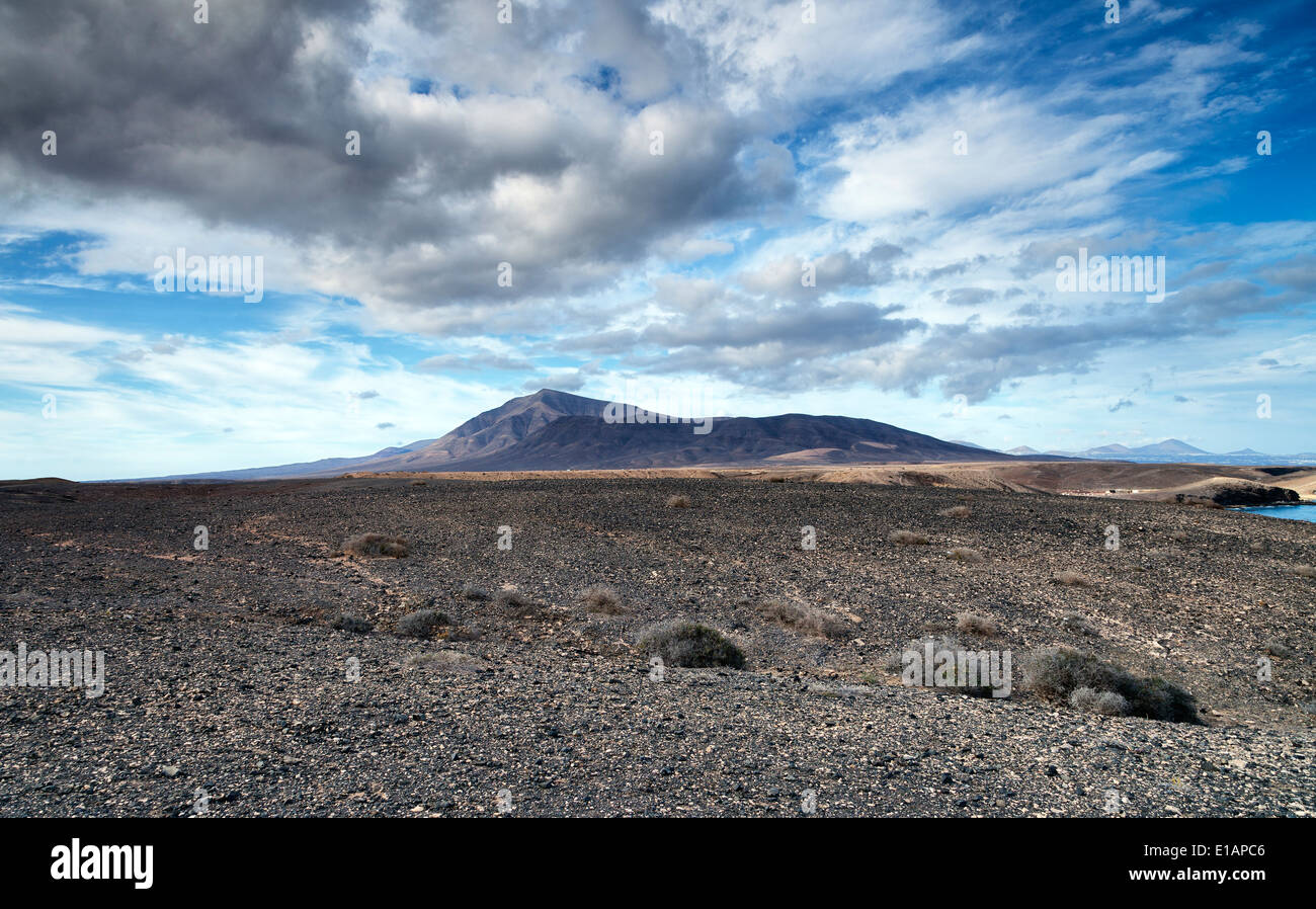 Los Ajaches nationalen Park.Lanzarote Insel. Kanarischen Inseln. Spanien. Stockfoto