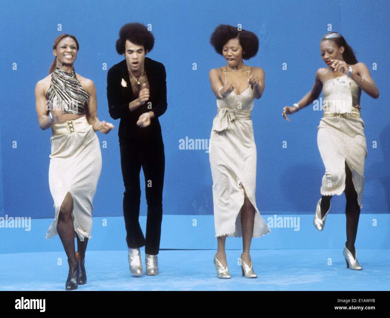 BONEY M Euro Pop vocal Gruppe ca. 1980 Stockfoto