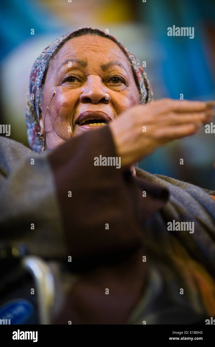 Toni Morrison ehemaligen Nobelpreis & Pulitzer-Preisträger spricht über ihr Spiel Desdemona Hay Festival 2014. © Jeff Morgan Stockfoto