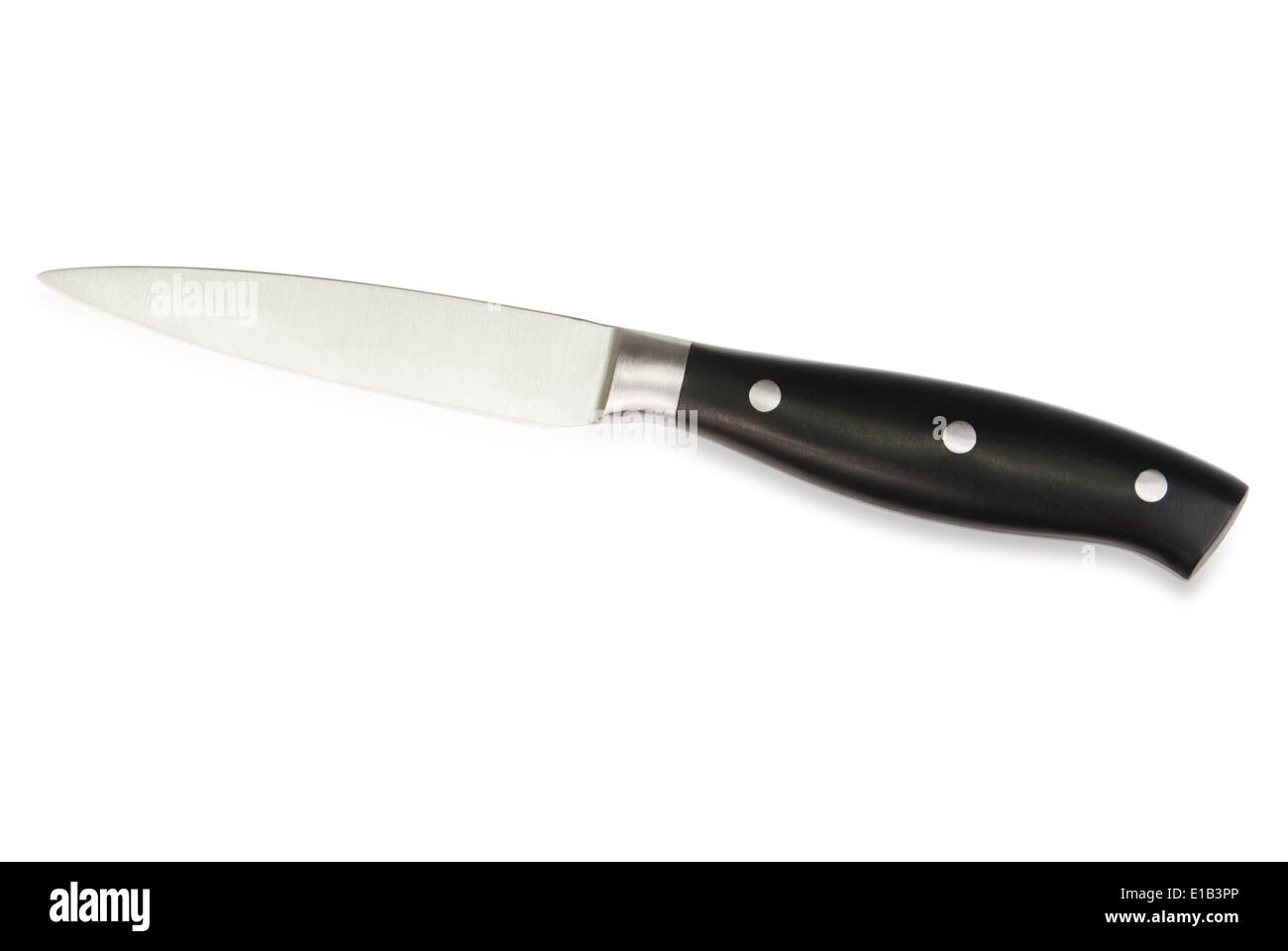 Küchenmesser isoliert auf weißem Hintergrund Stockfoto