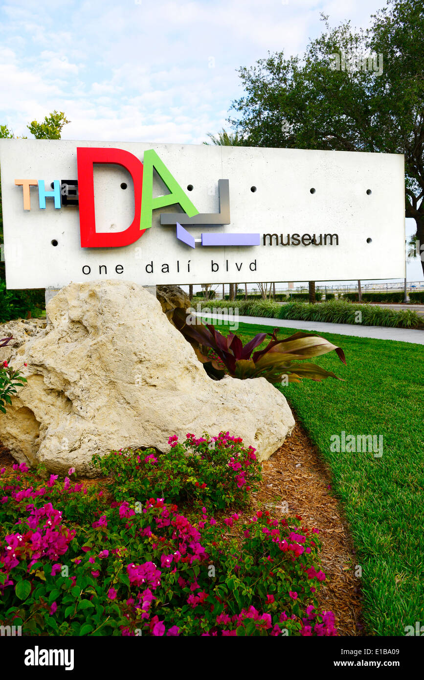 Dann Salvador Dali Museum in St. Petersburg Florida FL Stockfoto