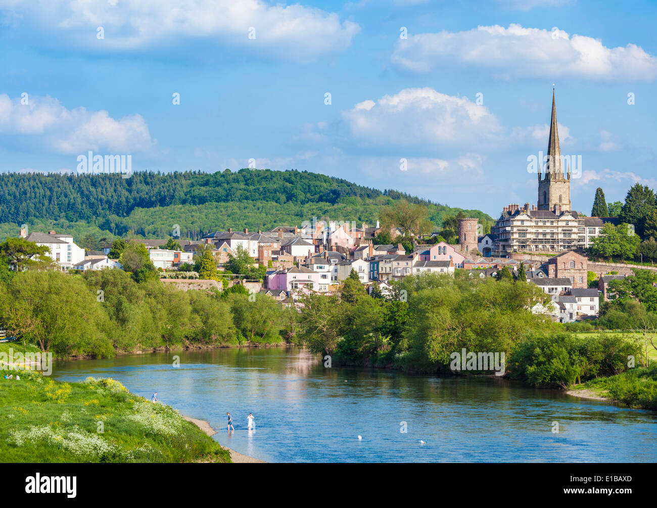 Ross am Wye River Wye Valley, Herefordshire, England, UK, EU, Europa Stockfoto