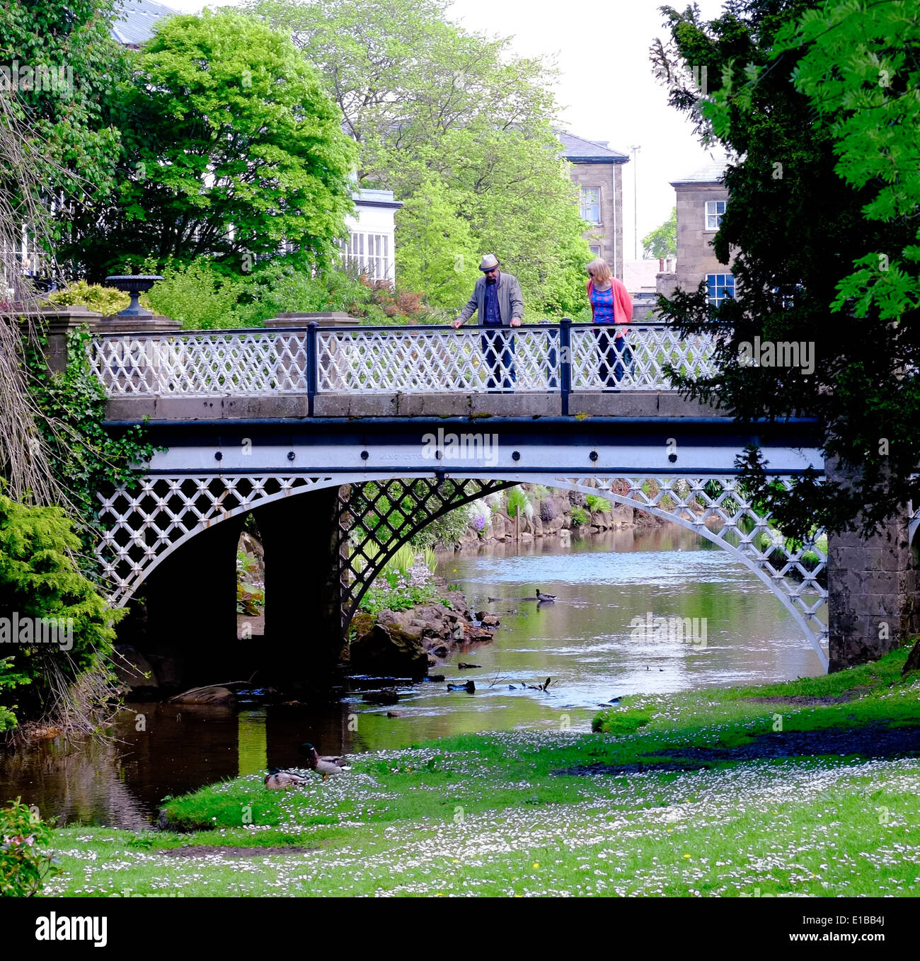 Buxton Pavilion Gärten Derbyshire England UK Stockfoto