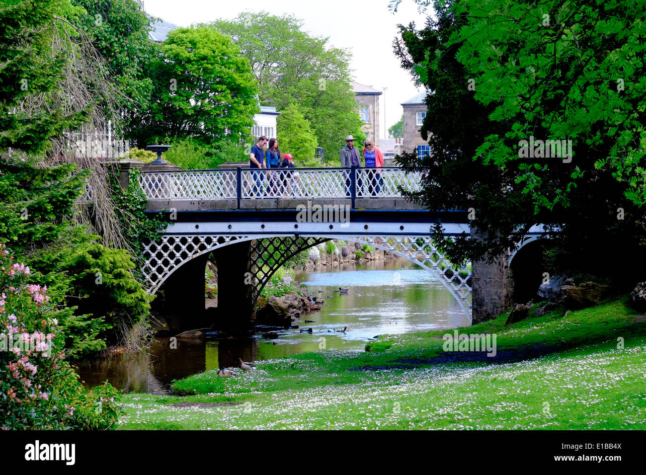 Buxton Pavilion Gärten Derbyshire England UK Stockfoto