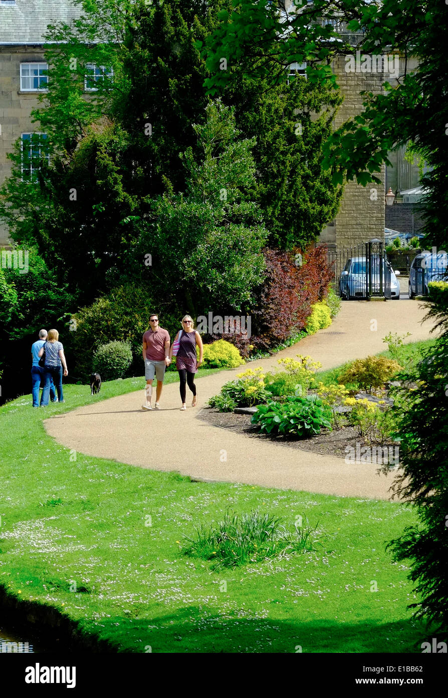 Buxton Pavilion Gärten Derbyshire England UK Stockfoto