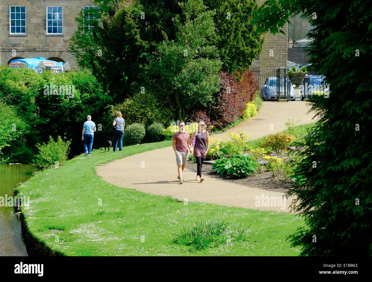 Buxton Pavilion Gärten Derbyshire England UK Stockfoto
