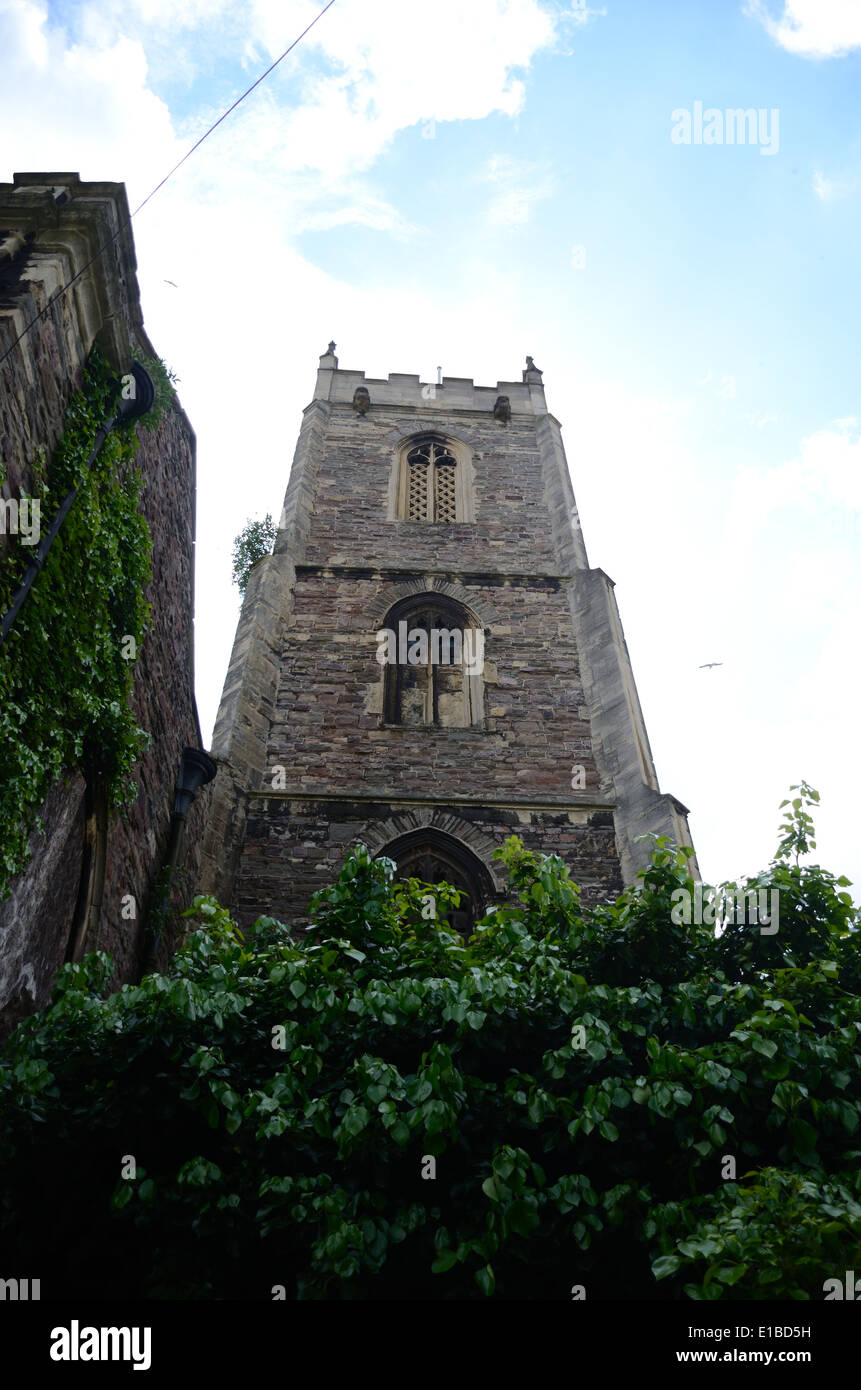 Verlassene Kirche in der Nähe von Bristol Stadtzentrum Stockfoto