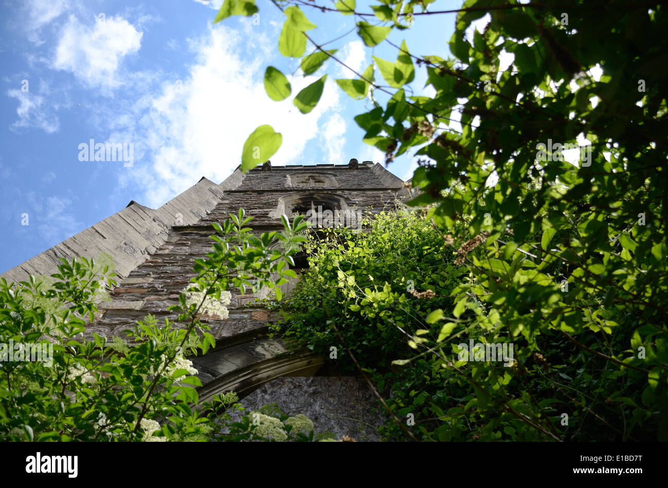 Verlassene Kirche in der Nähe von Bristol Stadtzentrum Stockfoto