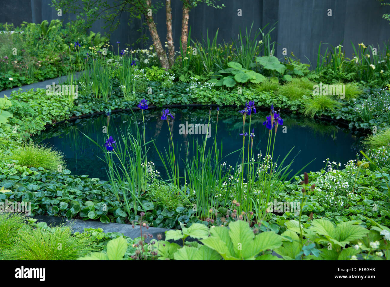 Das Niemandsland: ABF Soldat Charity Garten auf der Chelsea Flower Show, London, UK Stockfoto