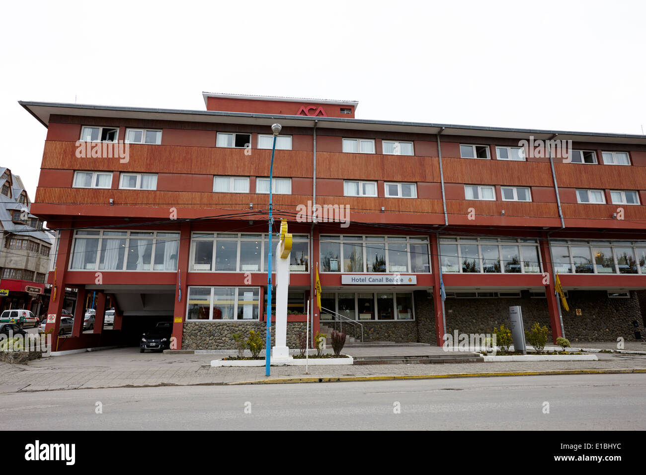 Hotel Canal Beagle Ushuaia, Argentinien Stockfoto