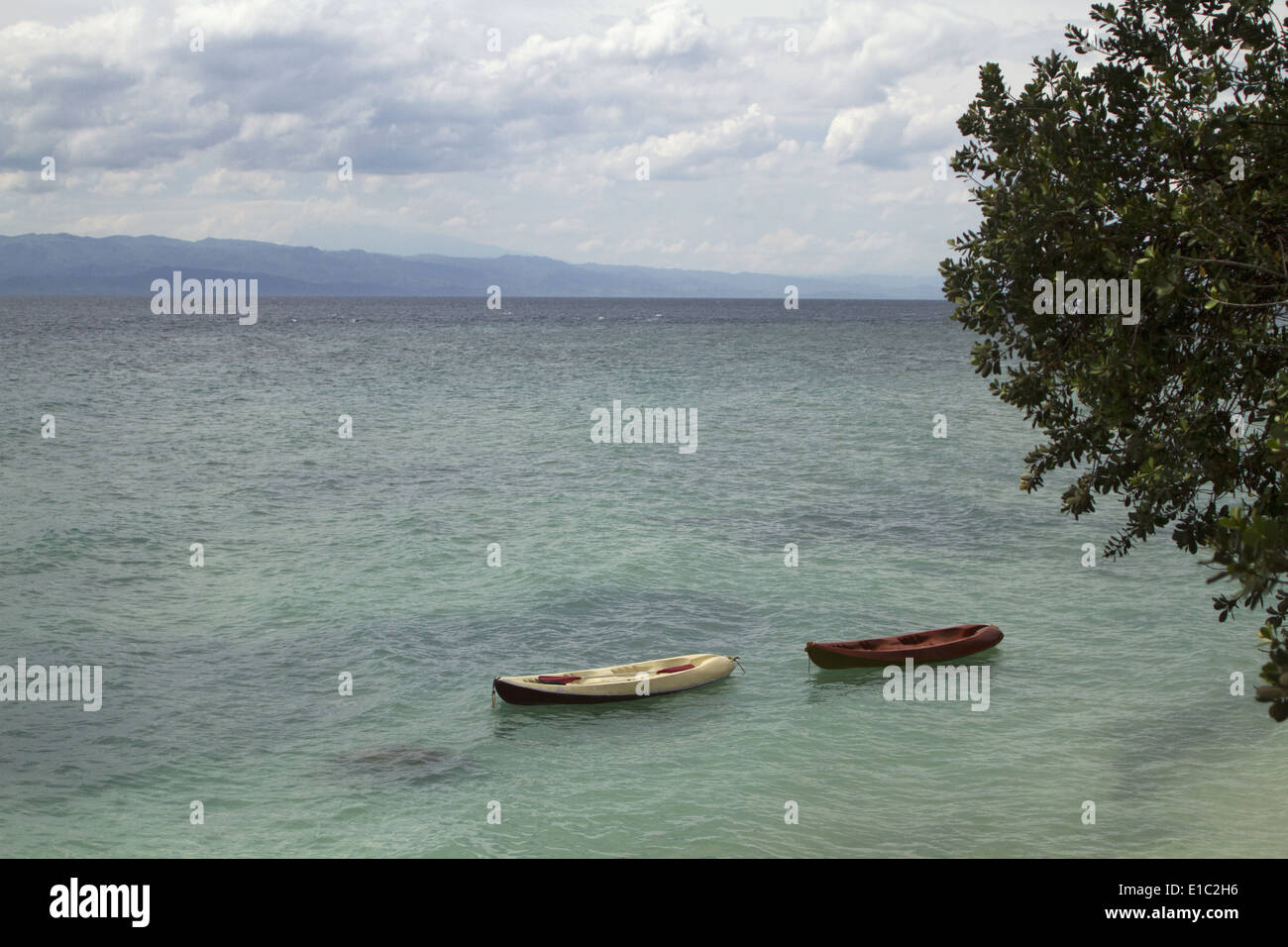 Das Meer in der Nähe von Halemana, Philippinen Stockfoto