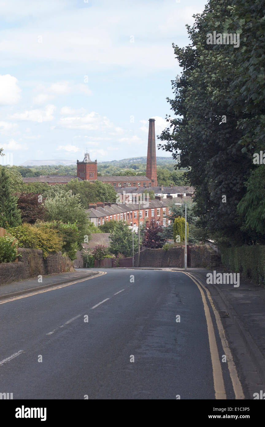 Alte Baumwolle Mühle, höhere Walton, Preston, Lancashire, UK Stockfoto