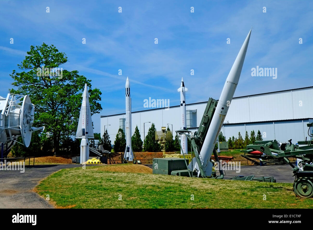 Rakete Display U.S. Space and Rocket Center Huntsville Alabama AL NASA ...