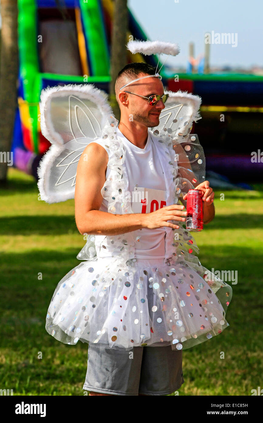 Das Böse Tu-Tu-Hindernis Event Stockfoto