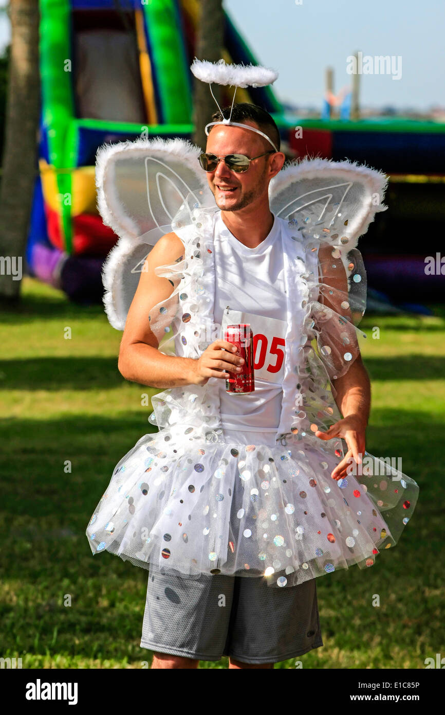Das Böse Tu-Tu-Hindernis Event Stockfoto