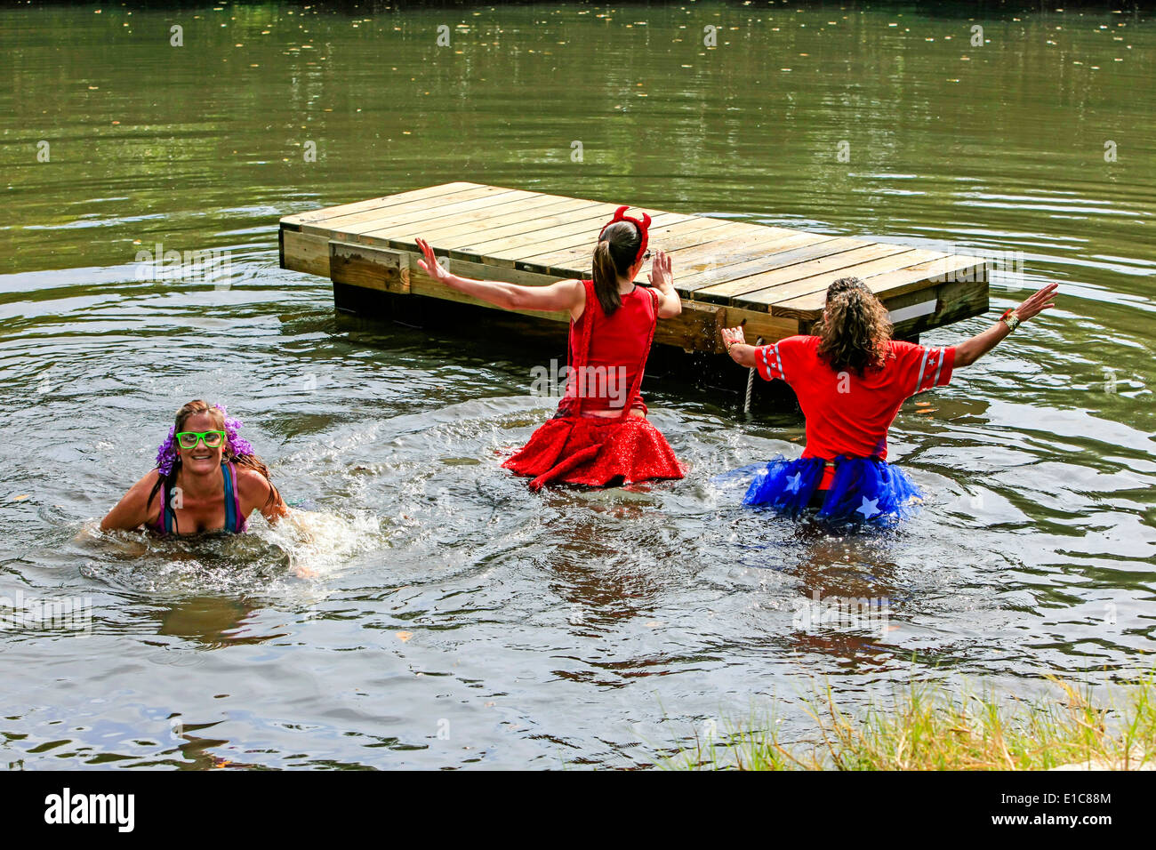 Das Böse Tu-Tu-Hindernis Event Stockfoto